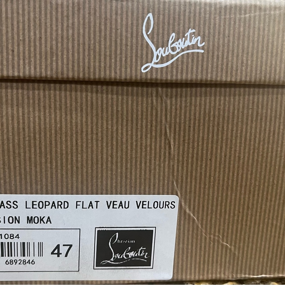 Christian Louboutin Leopard Flats